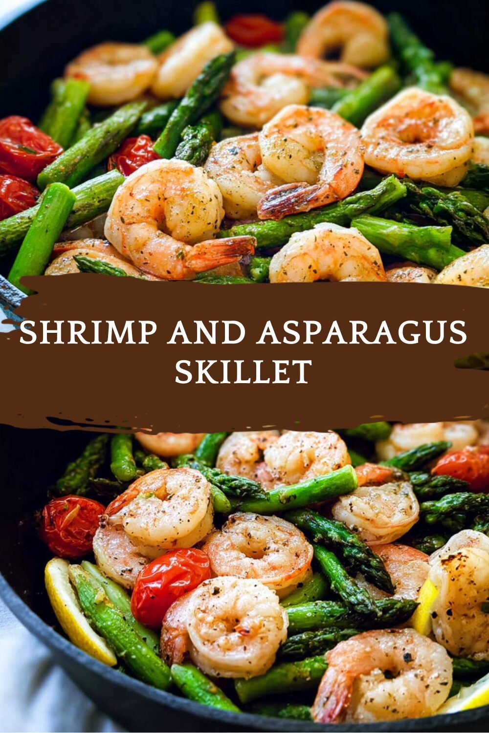 Shrimp And Asparagus Skillet