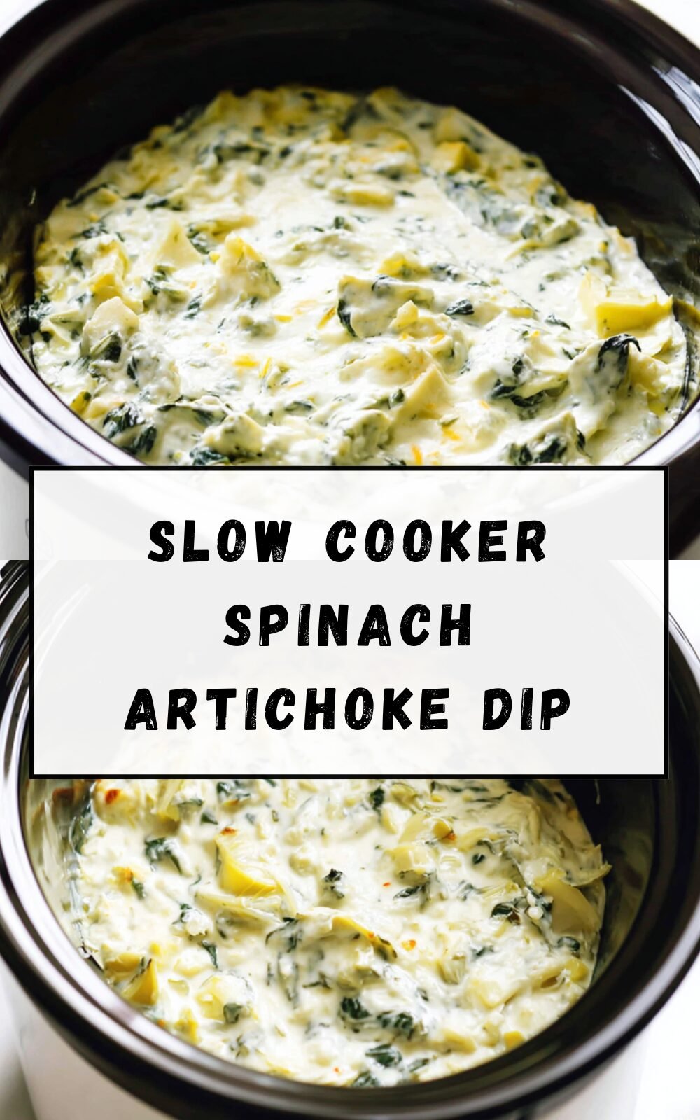Slow Cooker Spinach Artichoke Dip