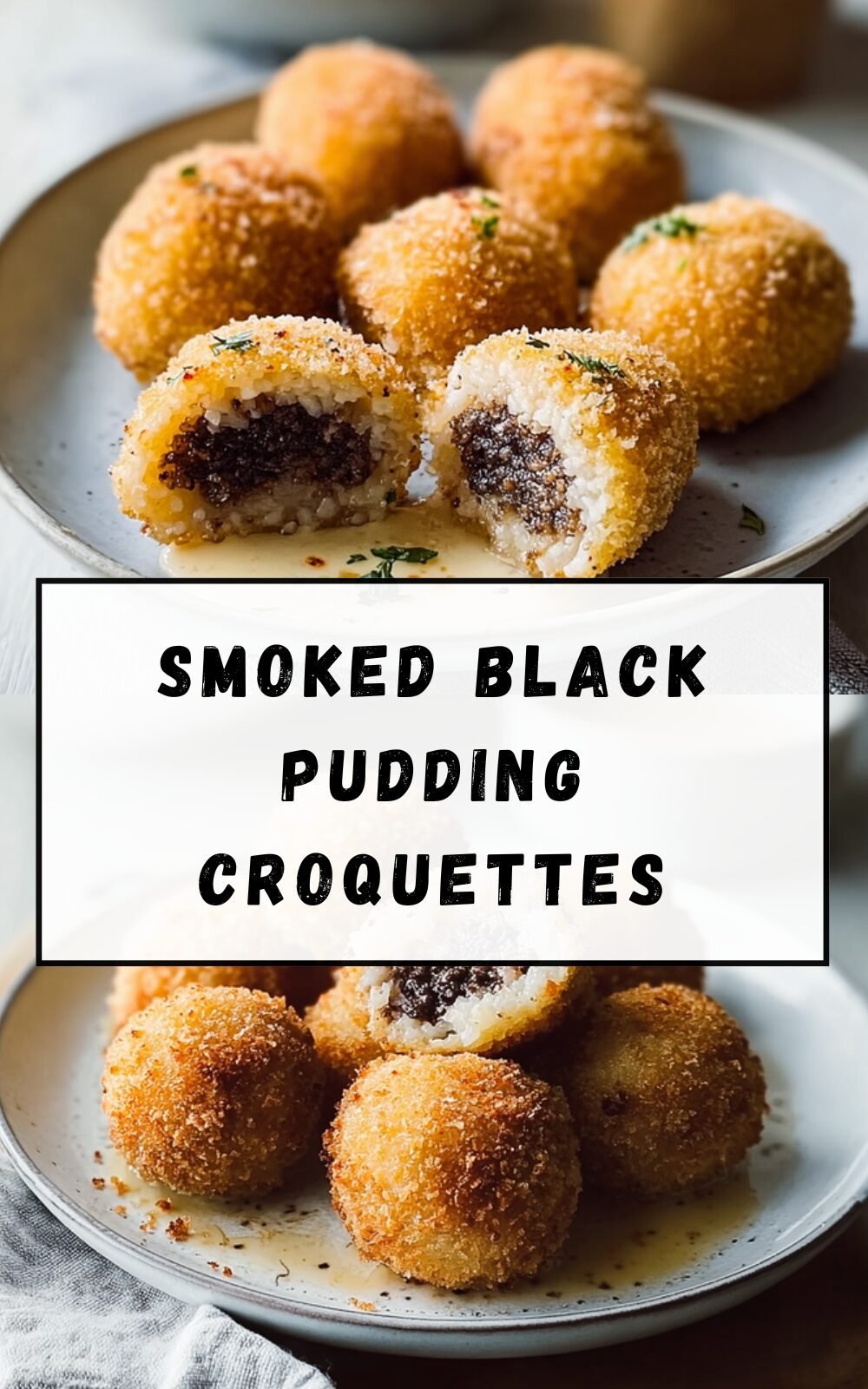 Smoked Black Pudding Croquettes