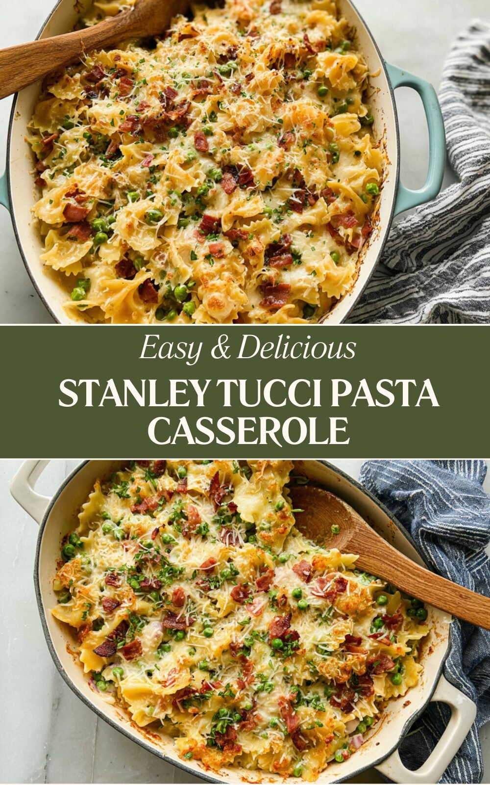 Stanley Tucci Pasta Casserole Recipe With Creamy Cheese And Tomato Sauce 7 Stanley Tucci Pasta Casserole