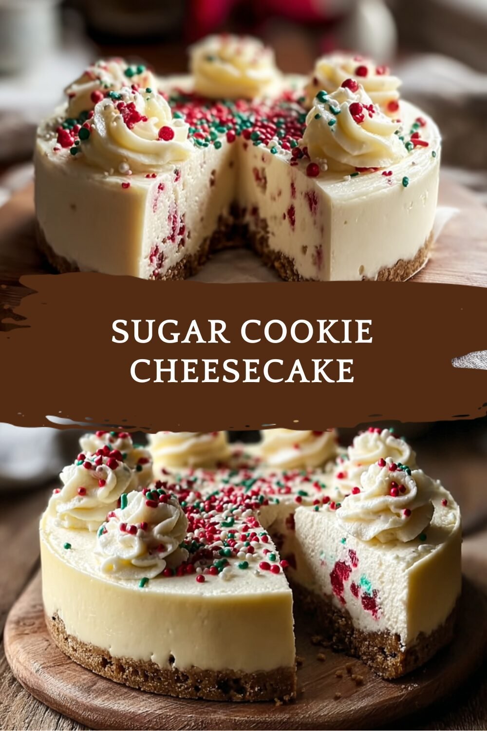 Sugar Cookie Cheesecake