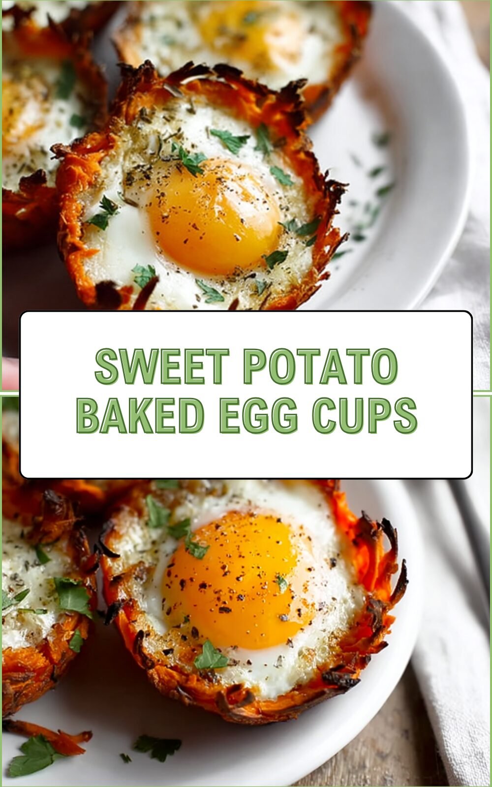Sweet Potato Baked Egg Cups