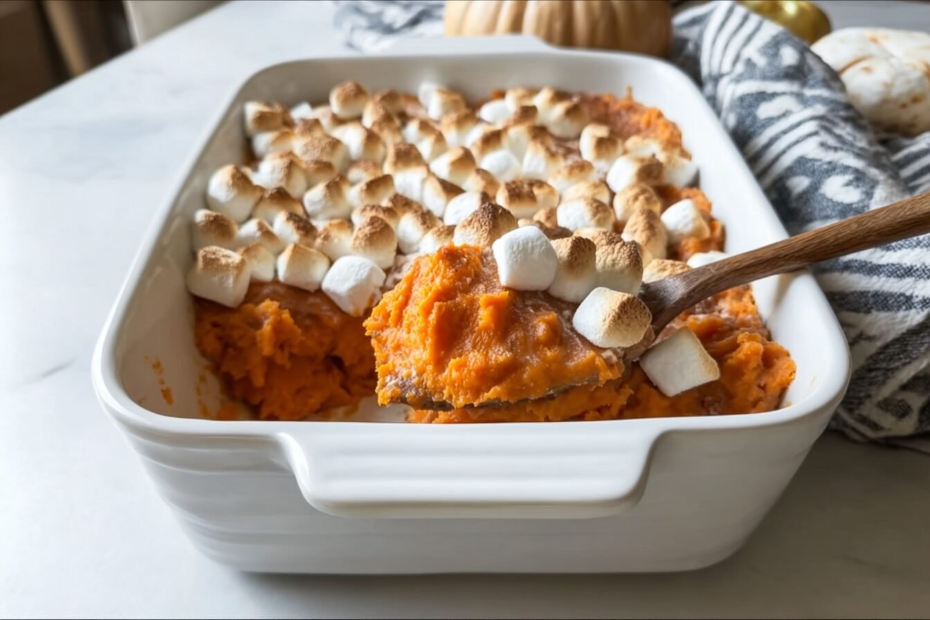 Sweet Potato Casserole Recipe With Classic And Crunchy Topping Options 6 Sweet Potato Casserole