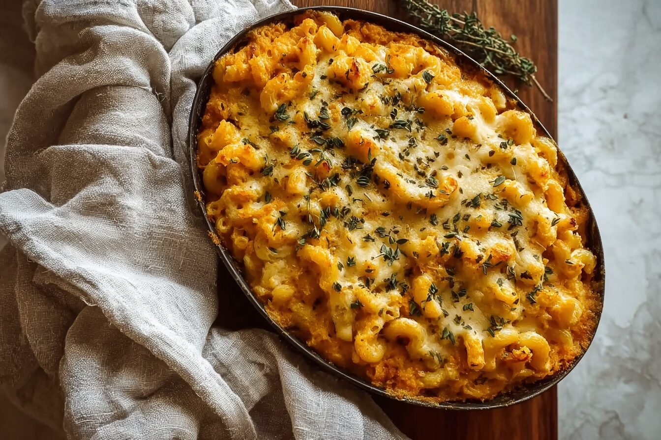 Sweet Potato Mac And Cheese