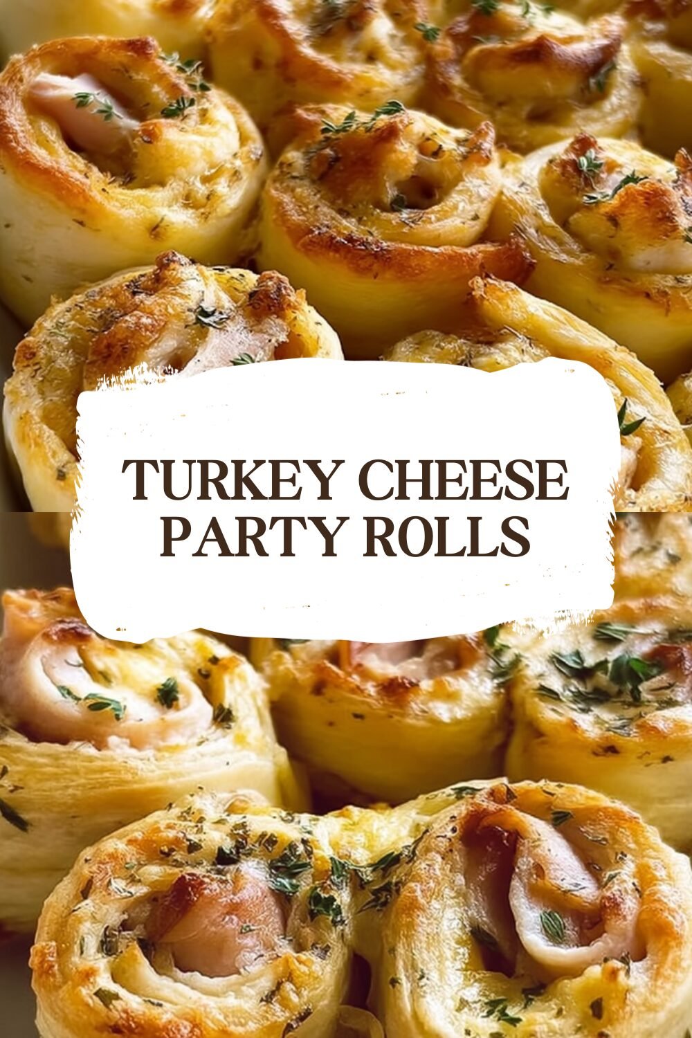 Turkey Cheese Party Rolls