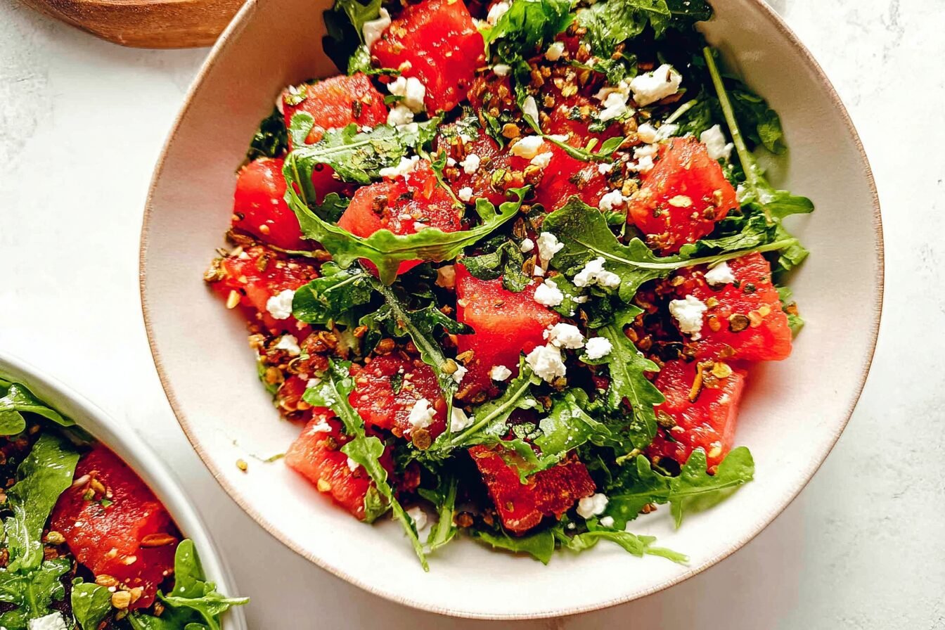 Watermelon Arugula Salad