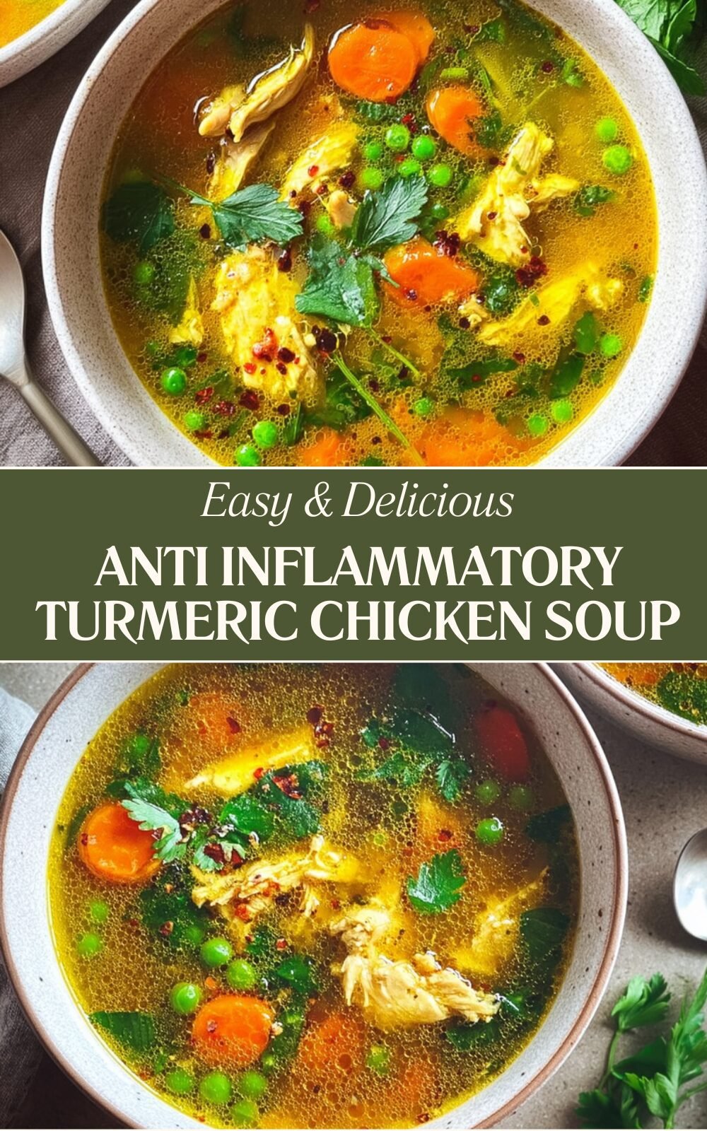Anti Inflammatory Turmeric Chicken Soup