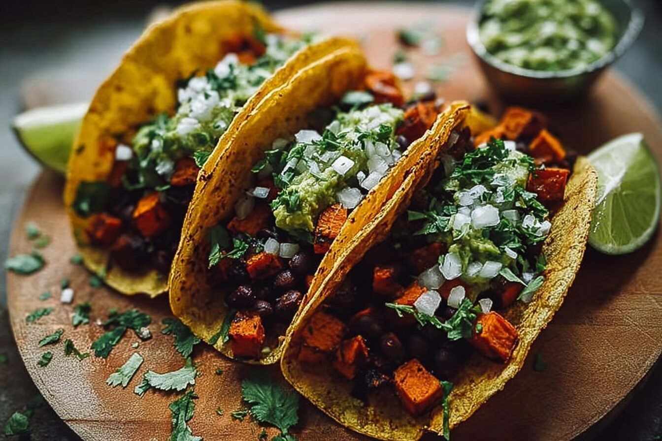 Black Bean Sweet Potato Tacos