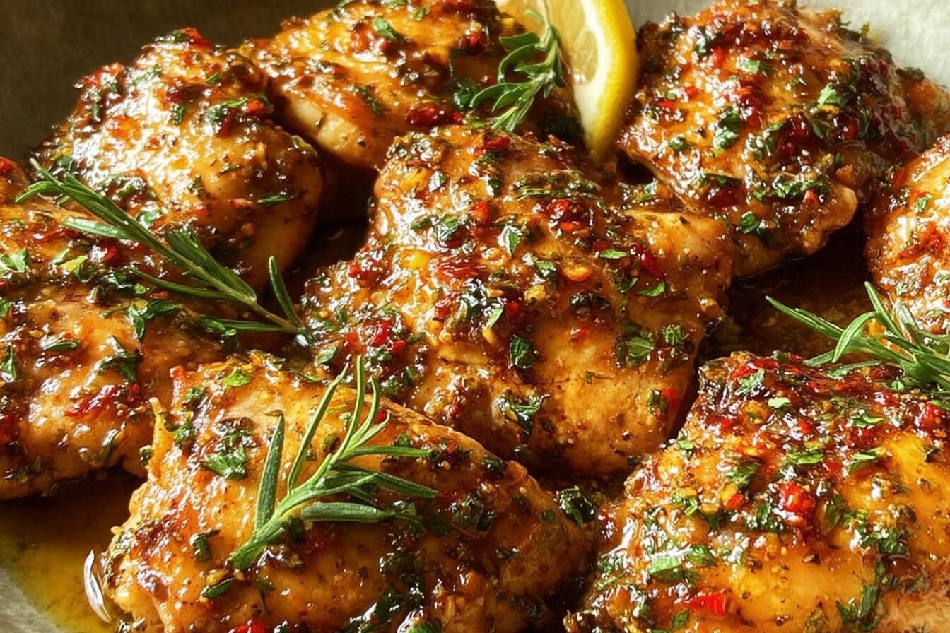 Smoked Chicken Thighs With Sorghum And Chile Spice Recipe 6 Bobby Flay Chicken Thighs