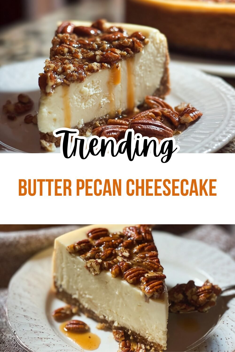 Butter Pecan Cheesecake