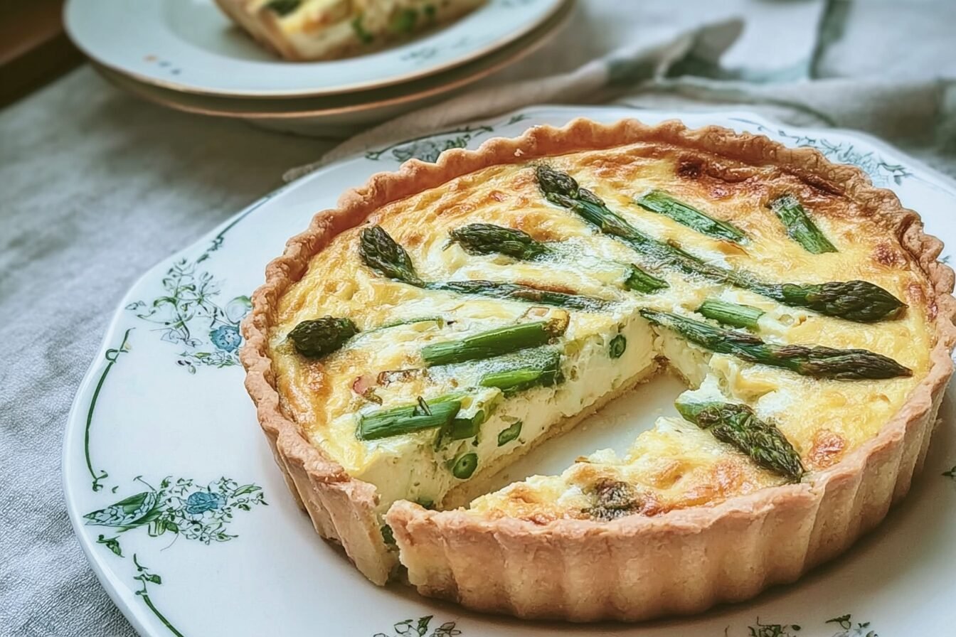 Cheese And Asparagus Quiche