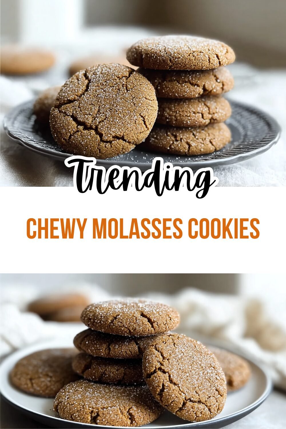 Chewy Molasses Cookies Recipe With Soft Texture And Warm Spices 7 Chewy Molasses Cookies
