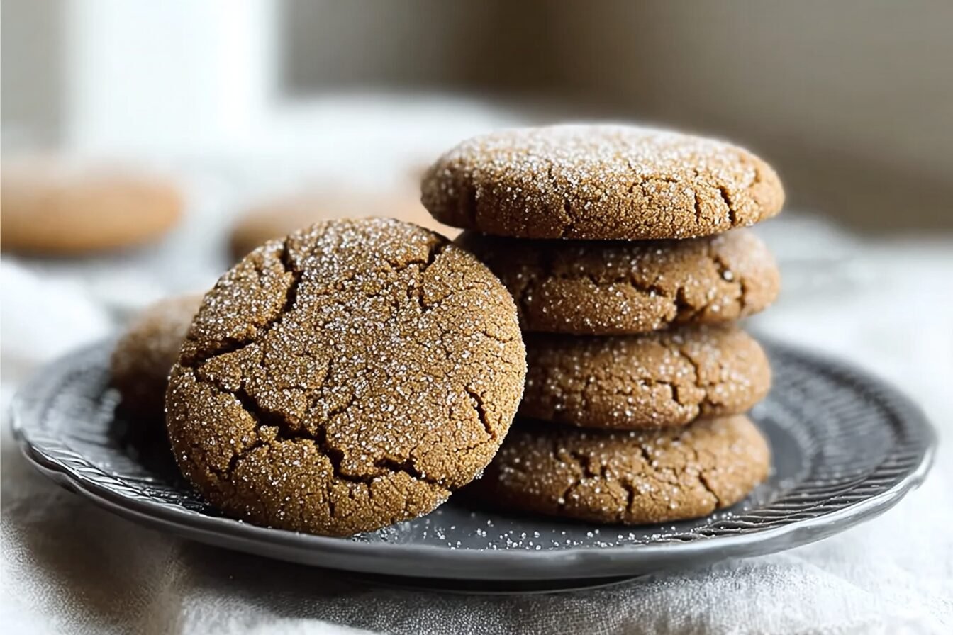 Chewy Molasses Cookies Recipe With Soft Texture And Warm Spices 6 Chewy Molasses Cookies