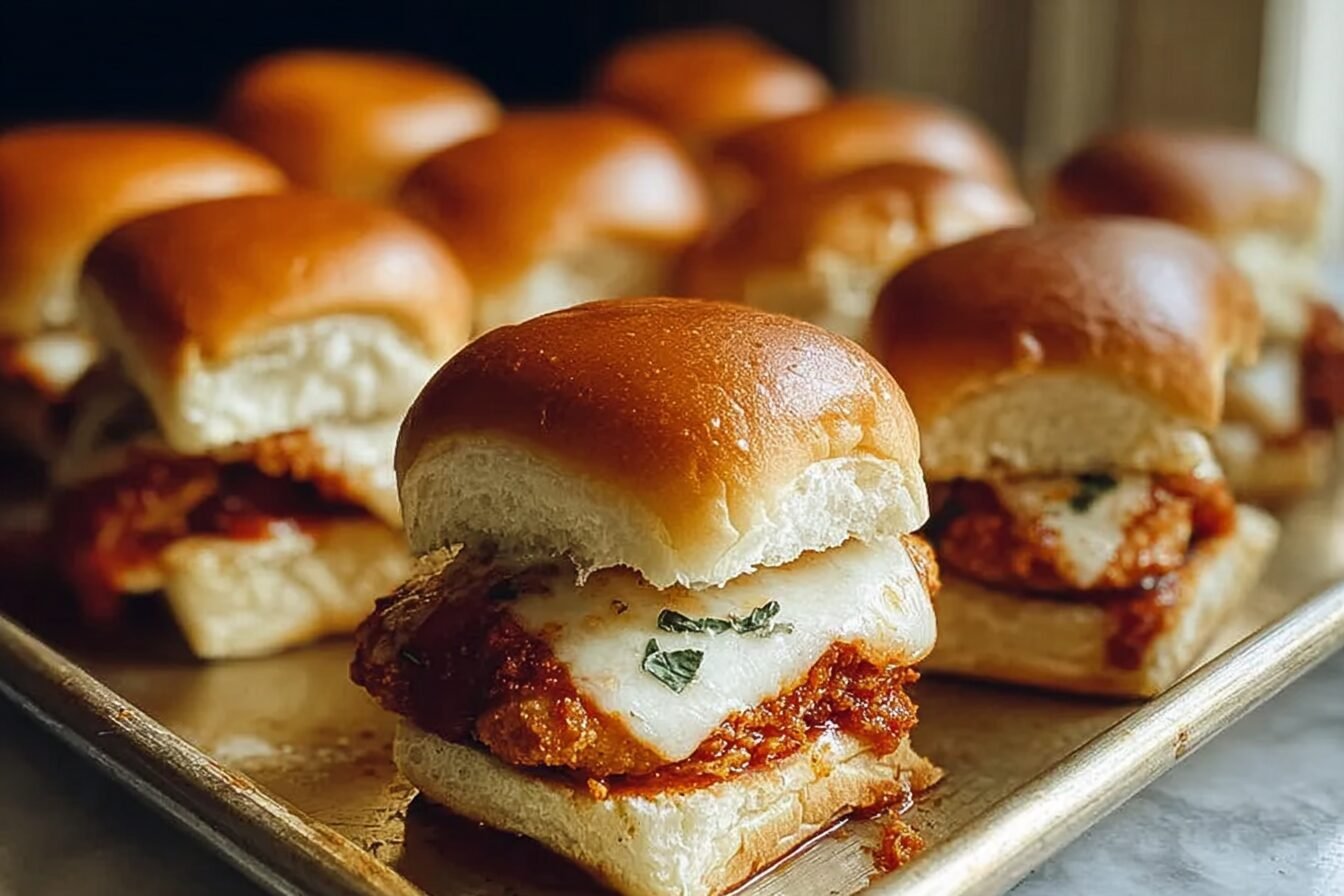 Chicken Parmesan Sliders