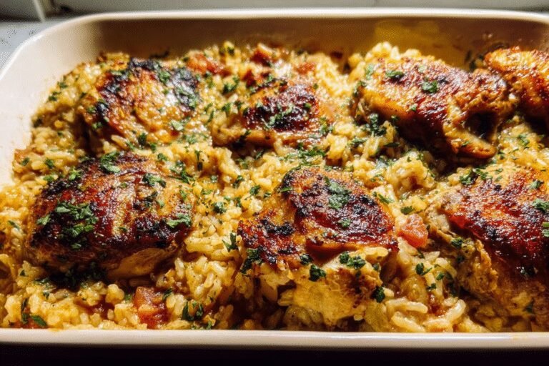 Chicken Thighs And Rice Casserole 92.Png