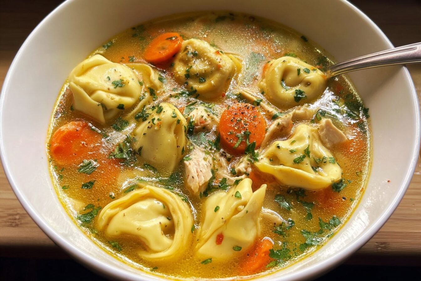 Chicken Tortellini Soup Recipe With Quick And Easy Ingredients 6 Chicken Tortellini Soup