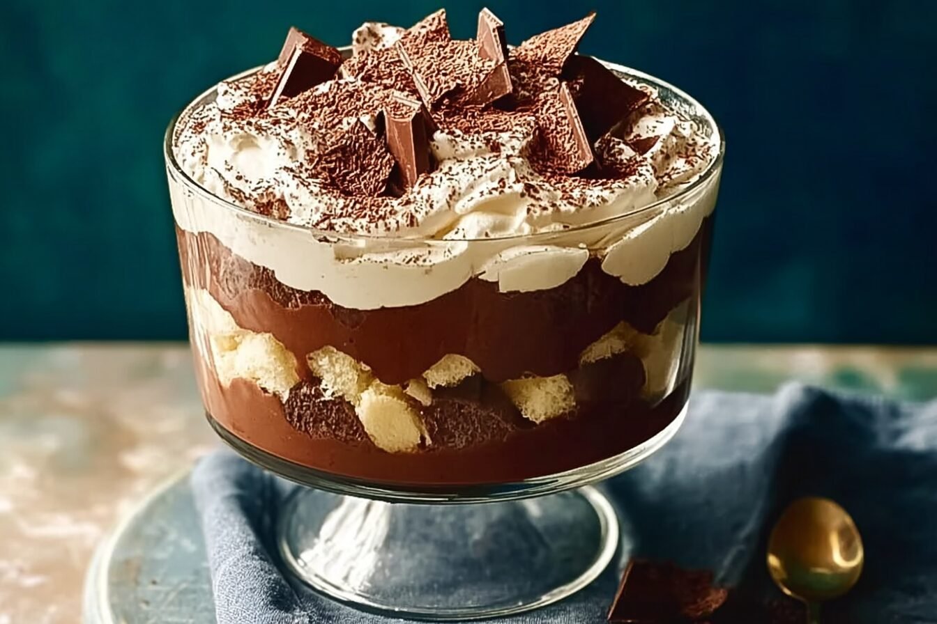Chocolate Trifle Recipe With Creamy Layers And Rich Cake 6 Chocolate Trifle