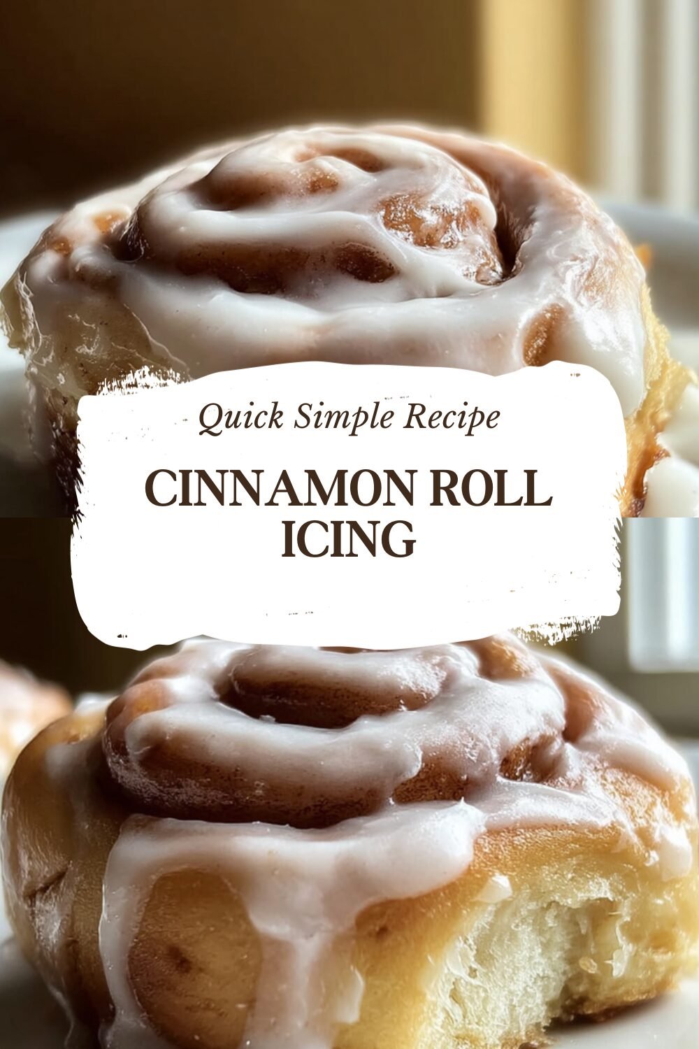Cinnamon Roll Icing