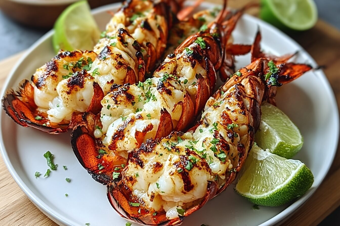 Coconut Lime Grilled Lobster Recipe With Garlic And Honey Glaze 6 Coconut Lime Grilled Lobster