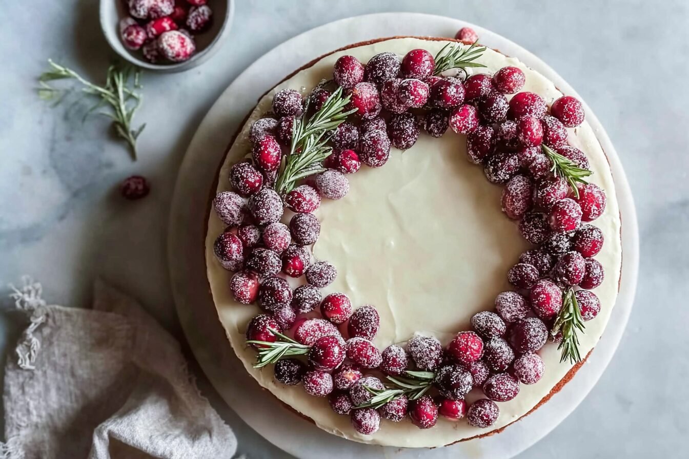 Cranberry Wreath Cake Recipe With Festive Flavors And Easy Steps 6 Cranberry Wreath Cake