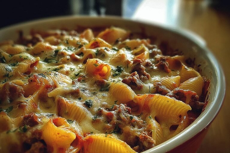 Creamy Beef Shells Casserole 22.Png