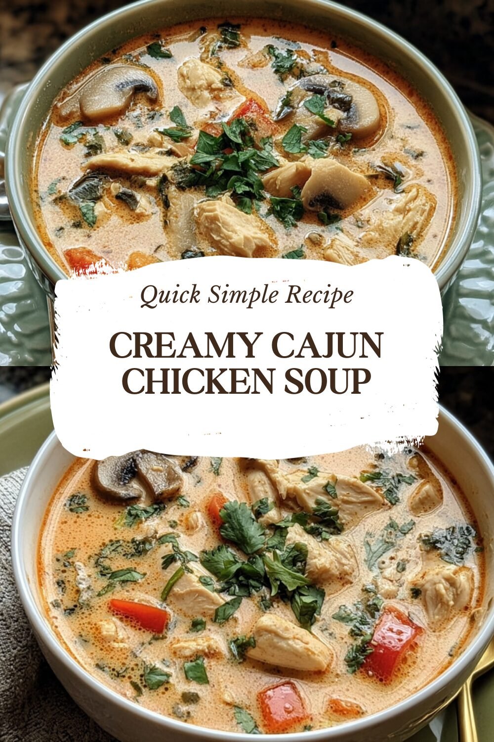 Creamy Cajun Chicken Soup