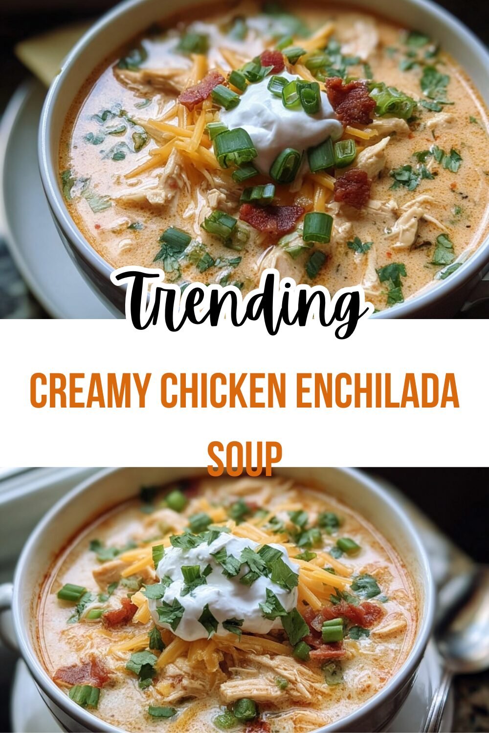 Creamy Chicken Enchilada Soup