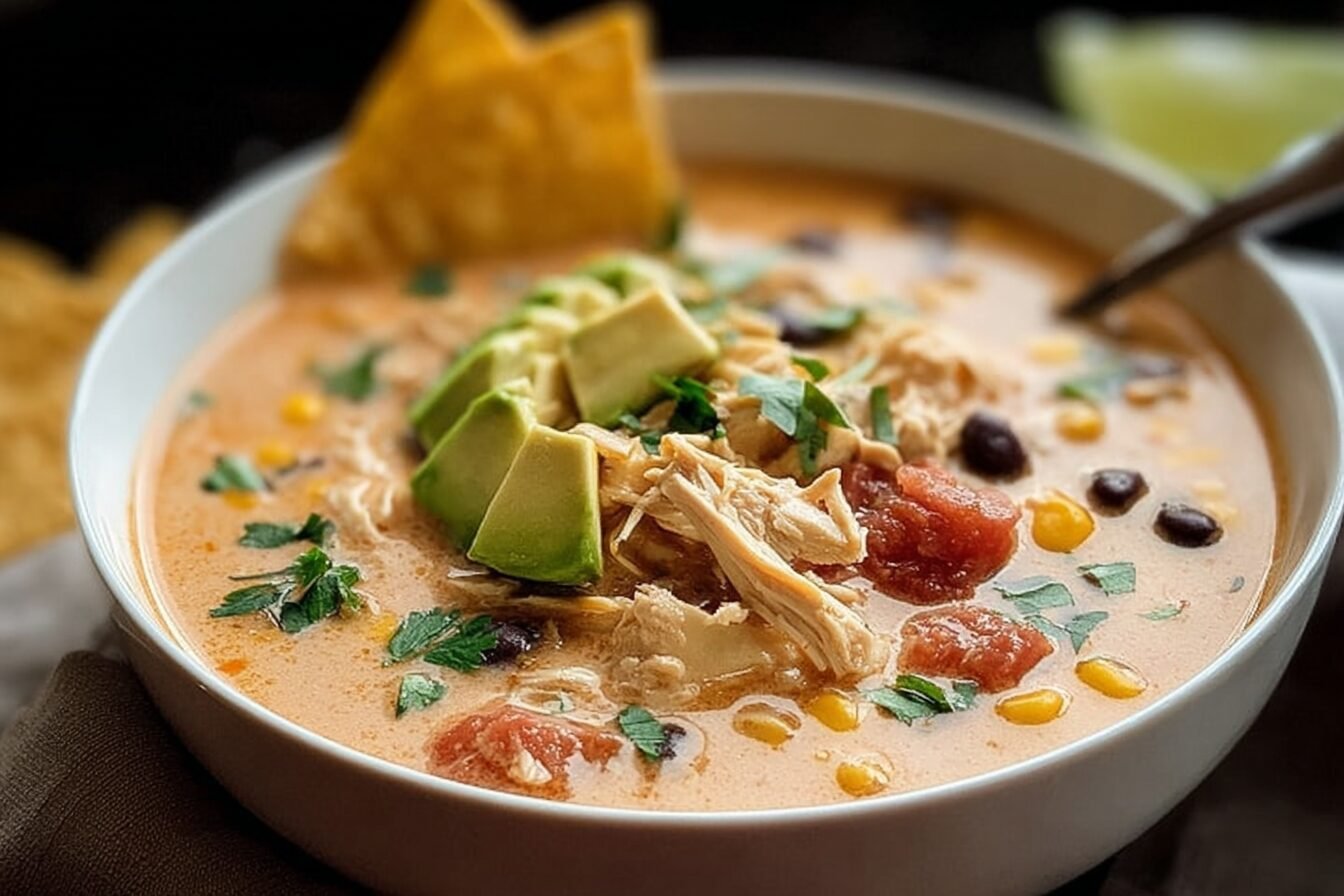 Creamy Chicken Tortilla Soup