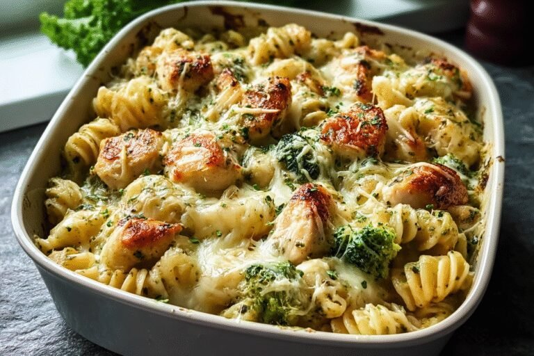 Creamy Pesto Chicken Pasta Bake 46.Png