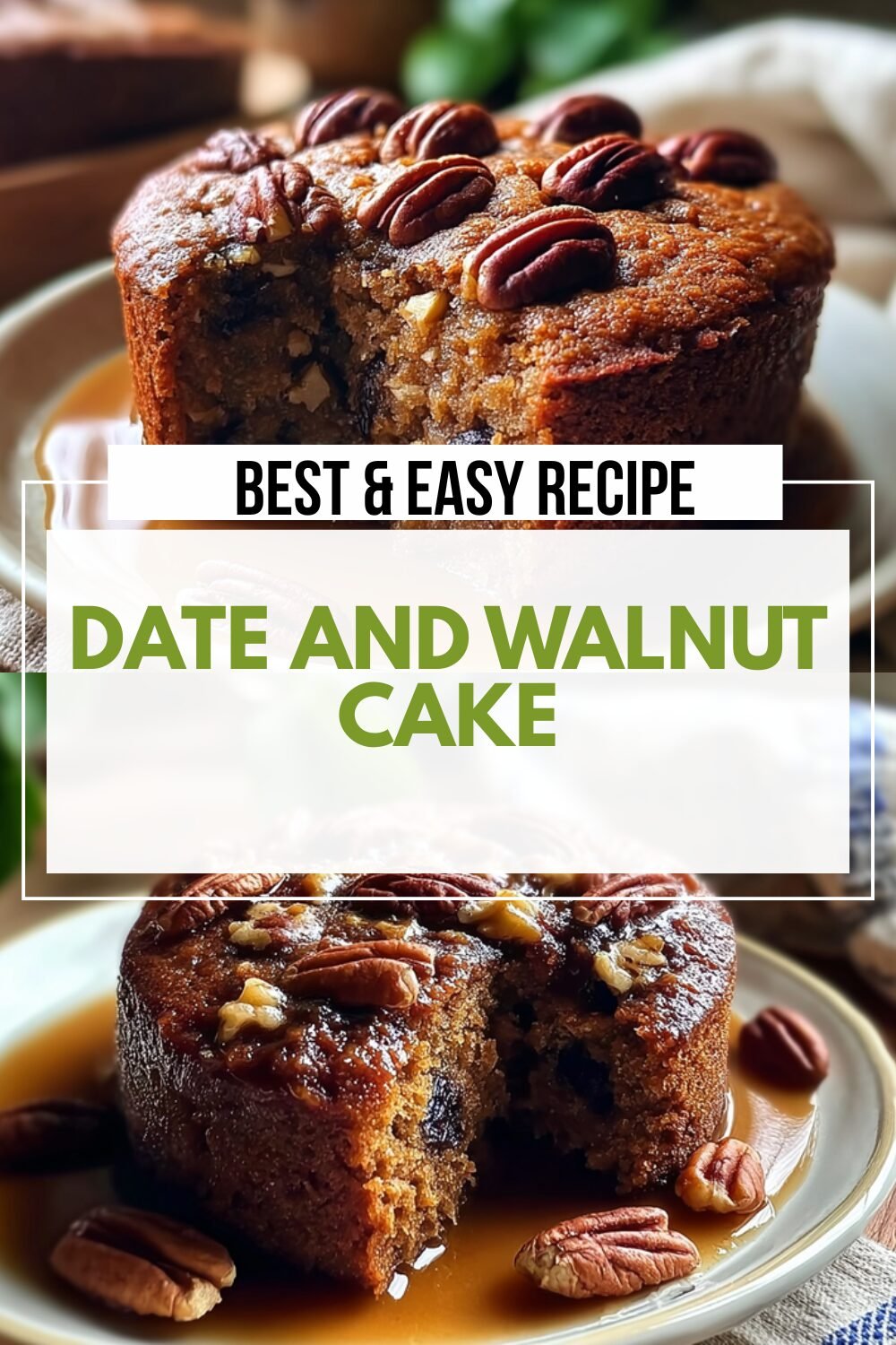 Date And Walnut Cake