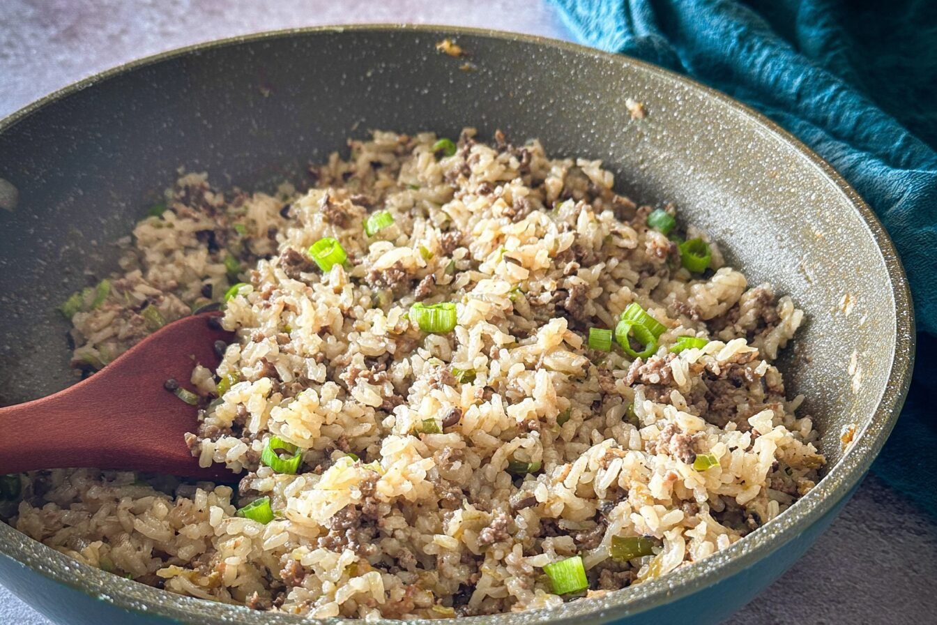 Louisiana Dirty Rice Recipe With Authentic Cajun Flavors And Spices 6 Dirty Rice