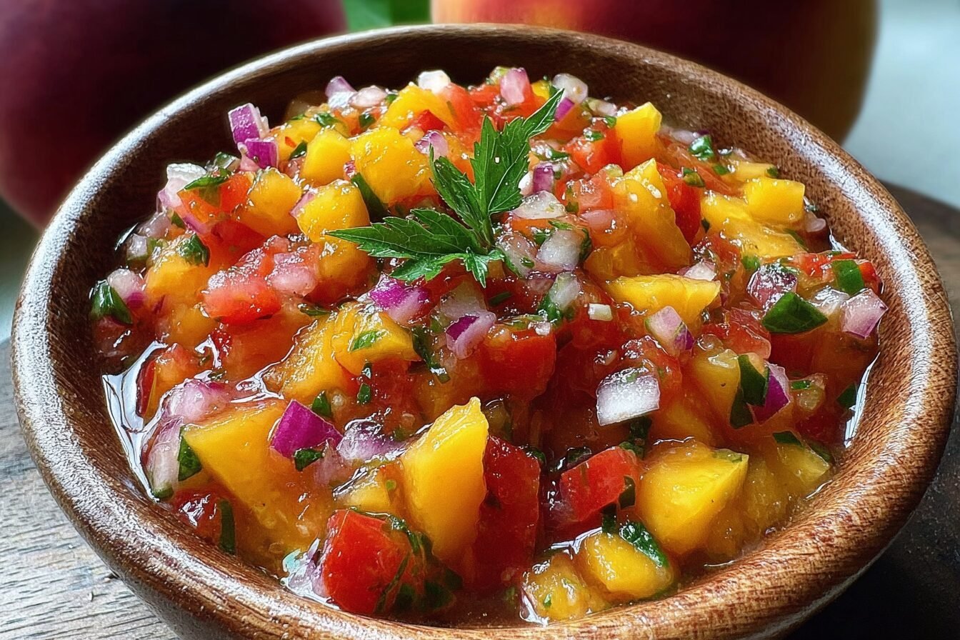 Fresh Peach Salsa