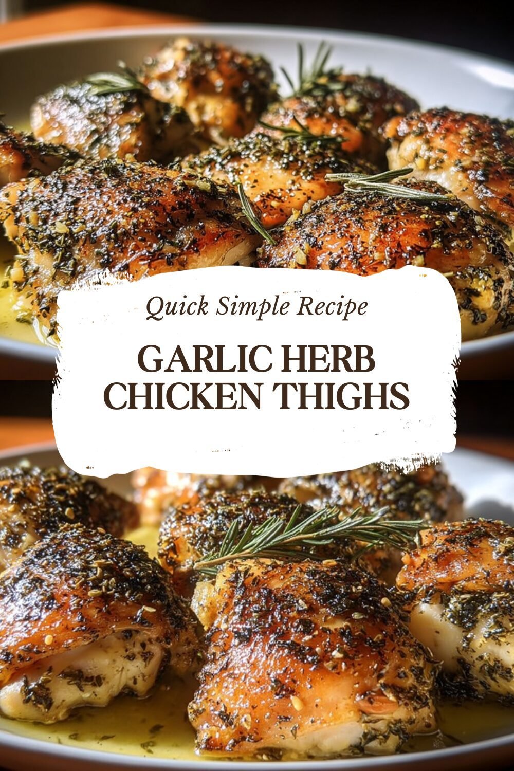 Garlic Herb Roasted Chicken Thighs With Crispy Skin And Bold Flavors 7 Garlic Herb Chicken Thighs
