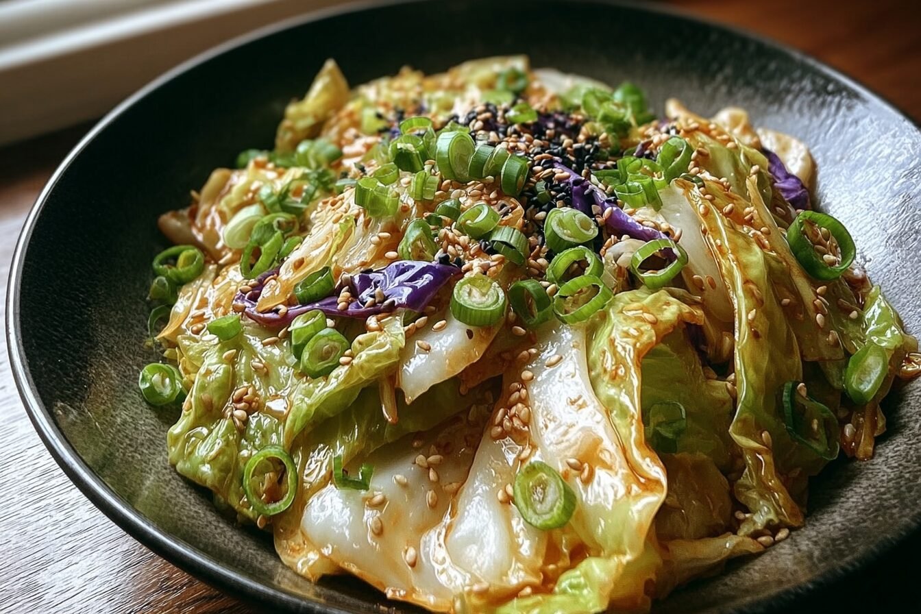 Ginger Sesame Cabbage