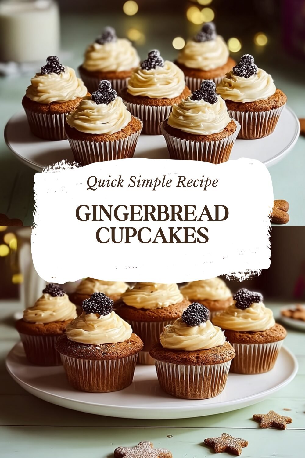 Gingerbread Cupcakes Recipe With Warm Spices And Sweet Frosting 7 Gingerbread Cupcakes
