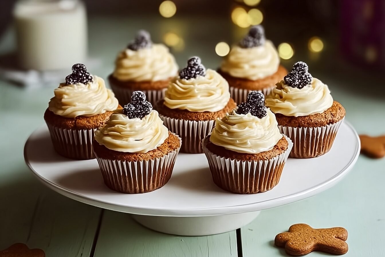 Gingerbread Cupcakes Recipe With Warm Spices And Sweet Frosting 6 Gingerbread Cupcakes