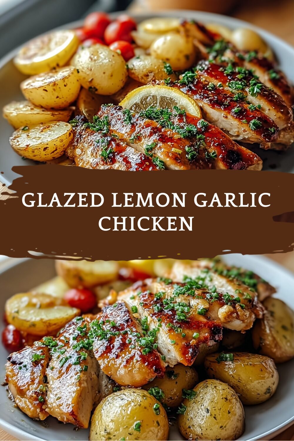 Glazed Lemon Garlic Chicken