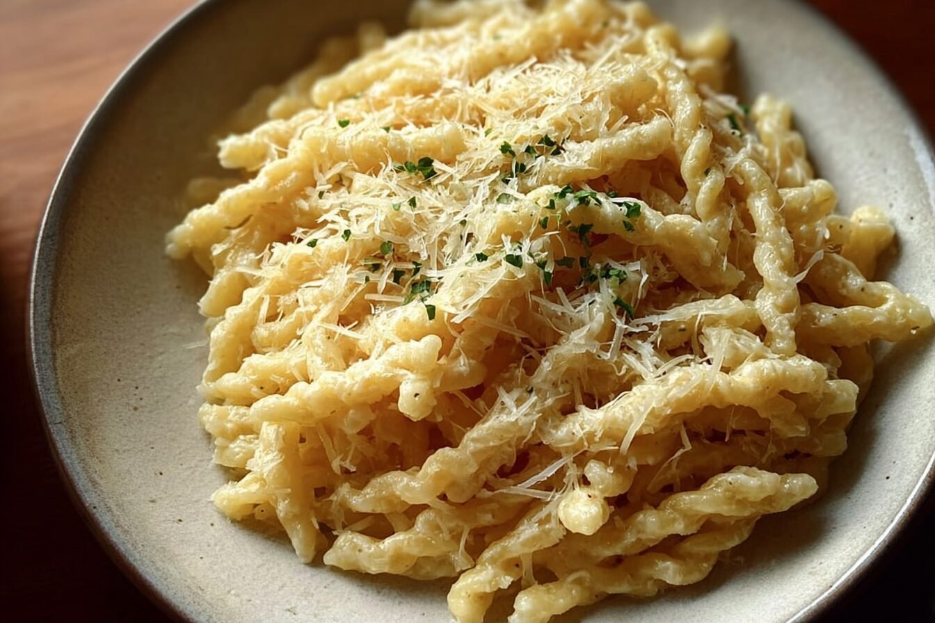 Gluten Free Garlic Parmesan Pasta