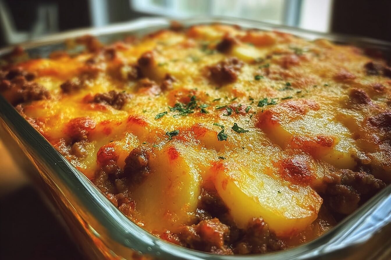 Hamburger Potato Casserole