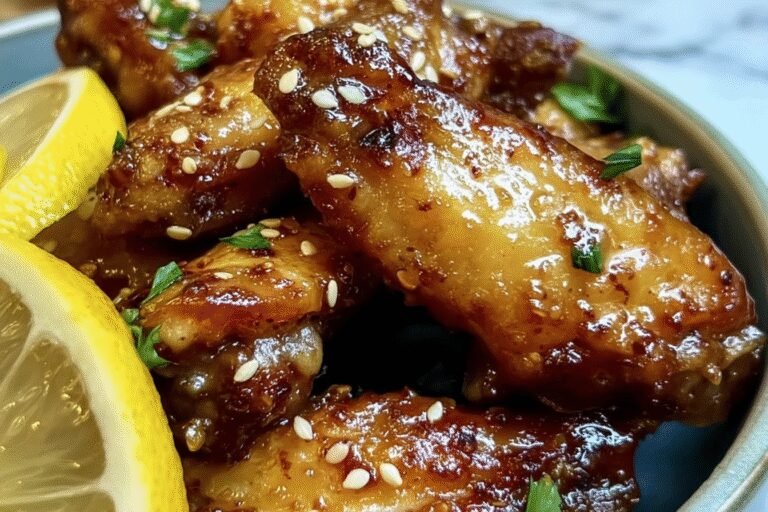 Honey Lemon Chicken Wings 38.Png