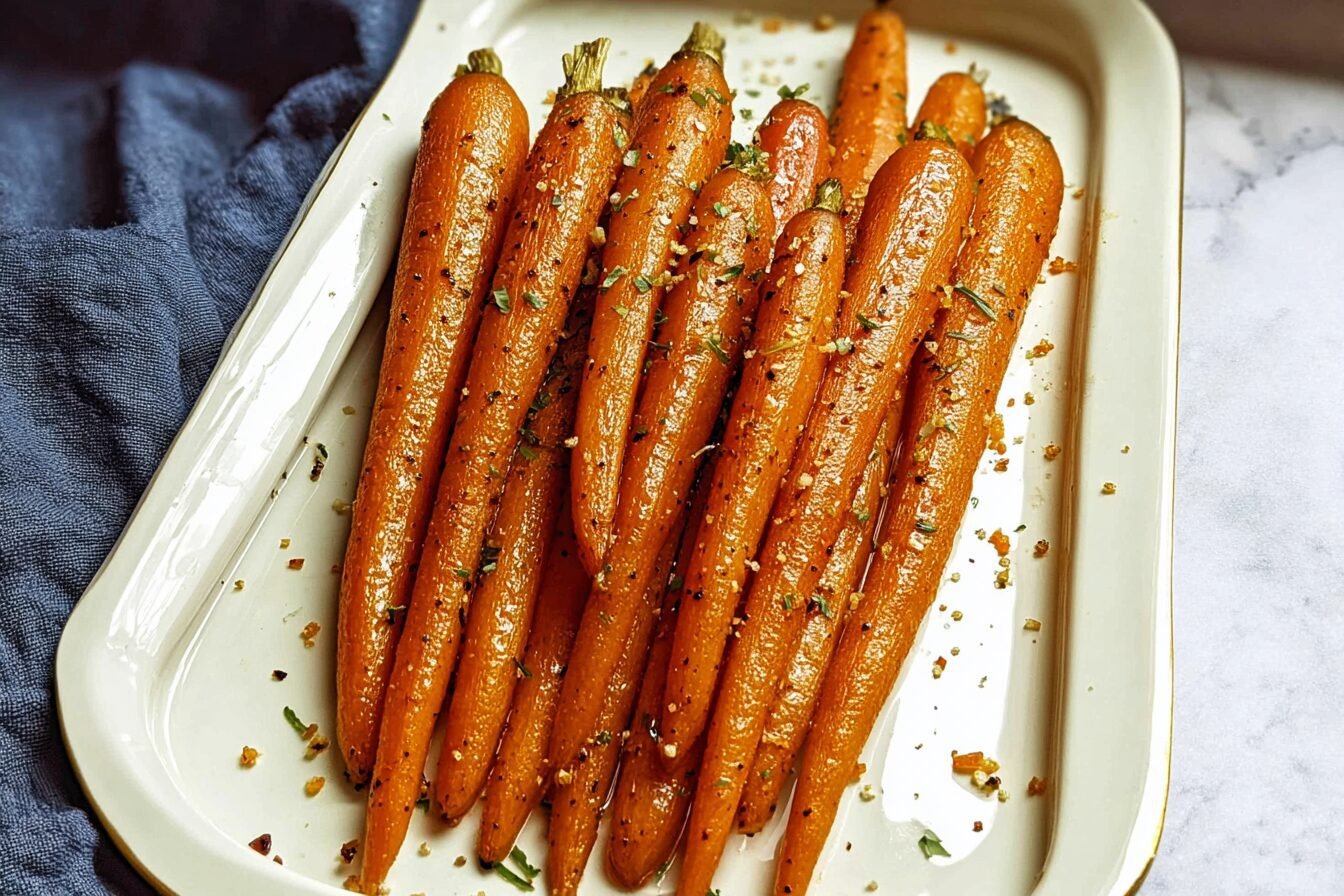 Hot Honey Roasted Carrots With Spicy Sweet Glaze Recipe 6 Hot Honey Roasted Carrots