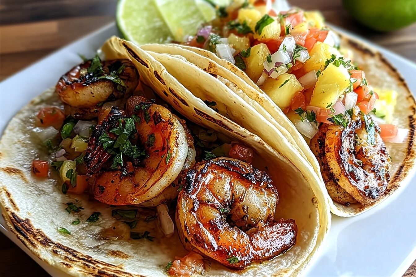 Jerk Shrimp Tacos
