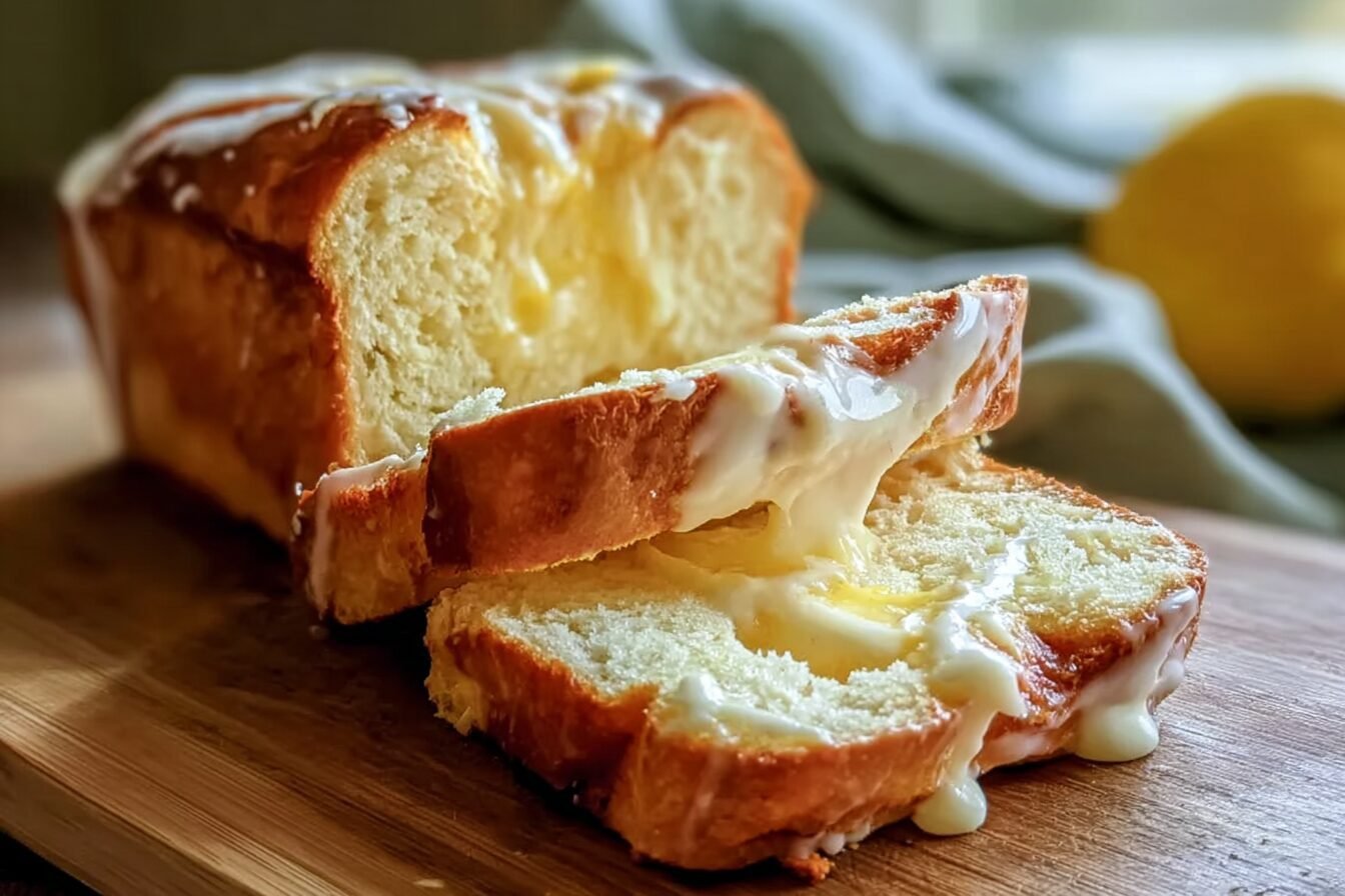 Lemon Cream Cheese Bread With Zesty Glaze And Moist Texture 6 Lemon Cream Cheese Bread