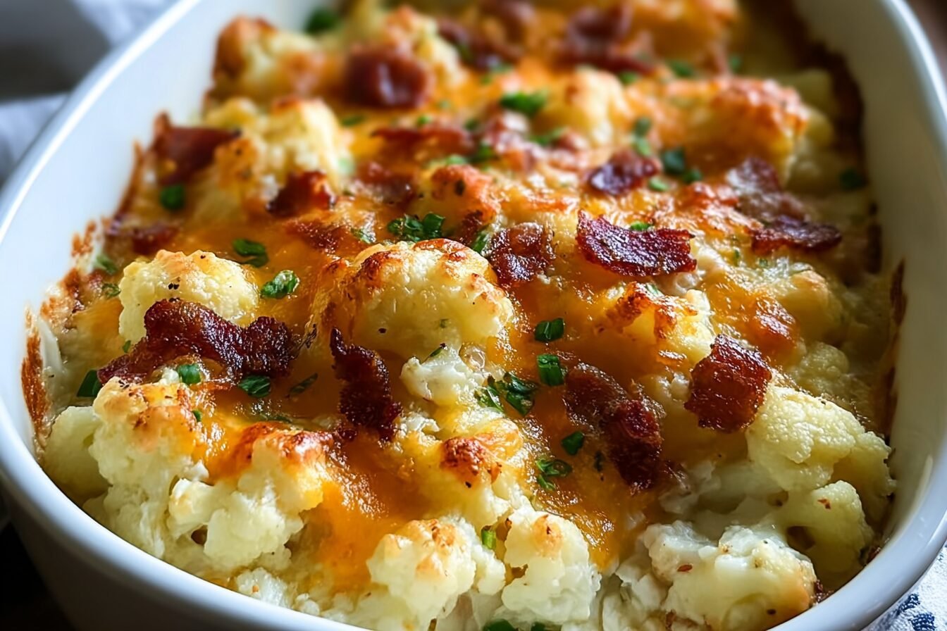 Loaded Cauliflower Casserole