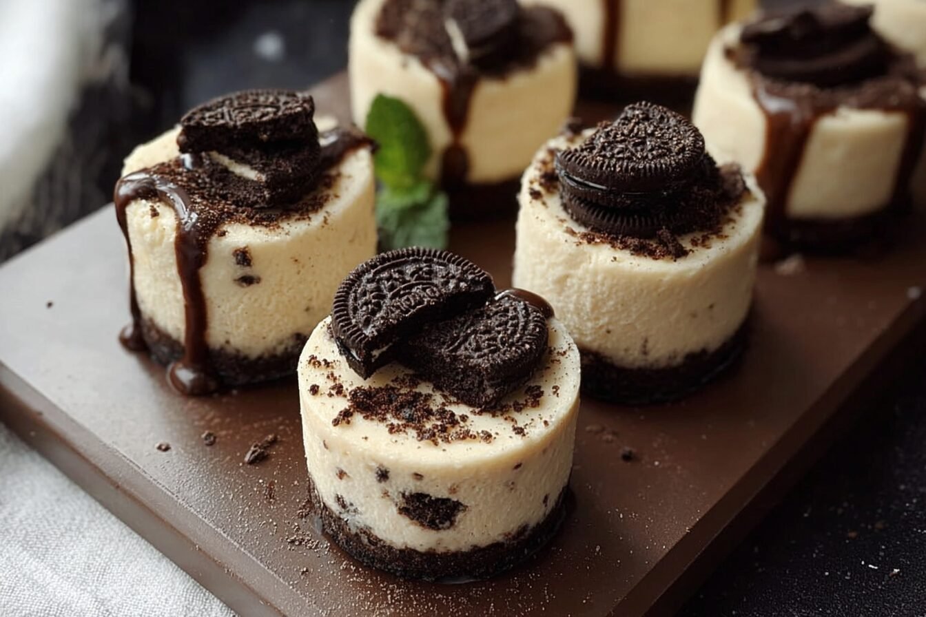 Mini Oreo Cheesecakes