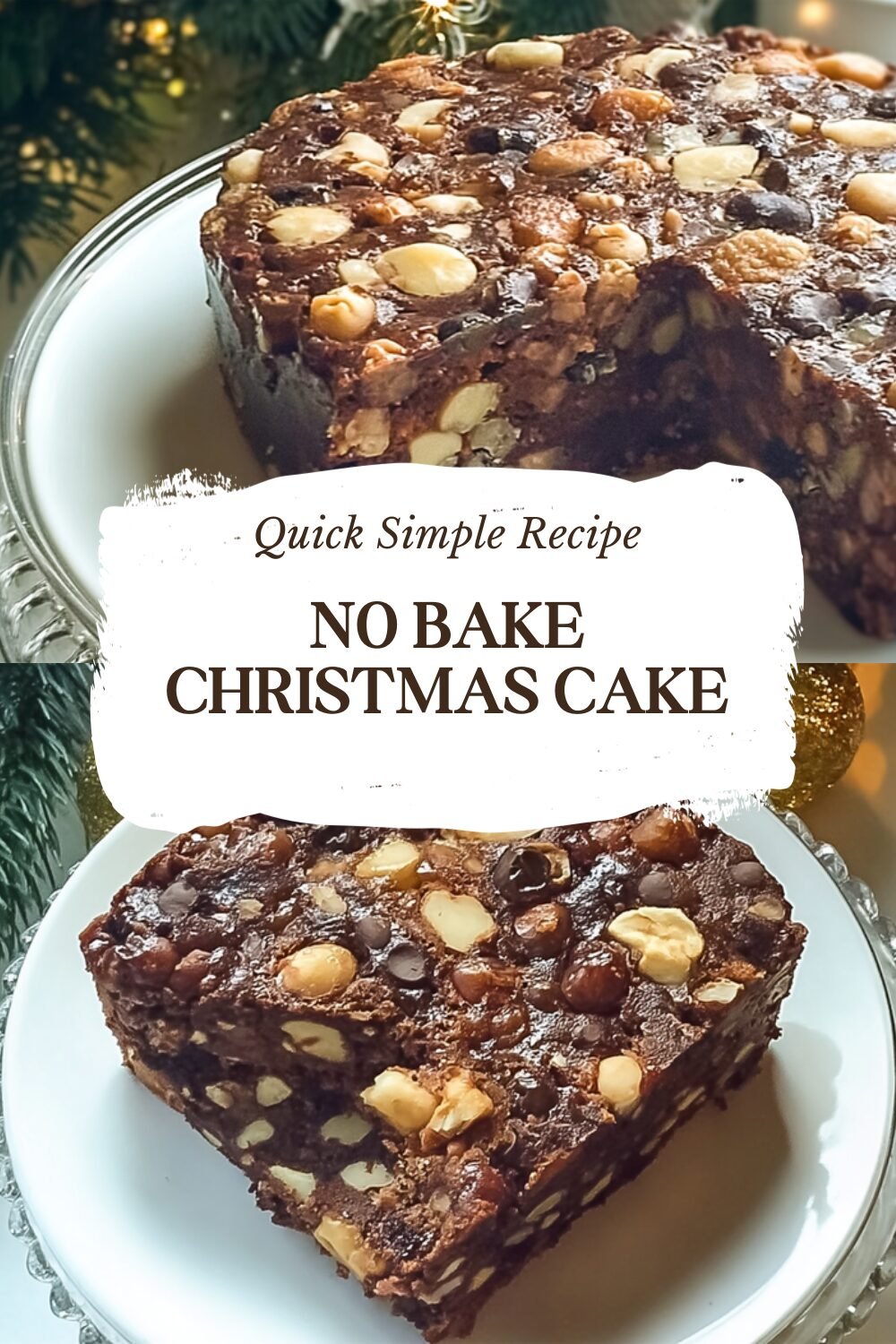 No Bake Fruit Cake Recipes Made Easy And Ready In Minutes 7 No Bake Christmas Cake