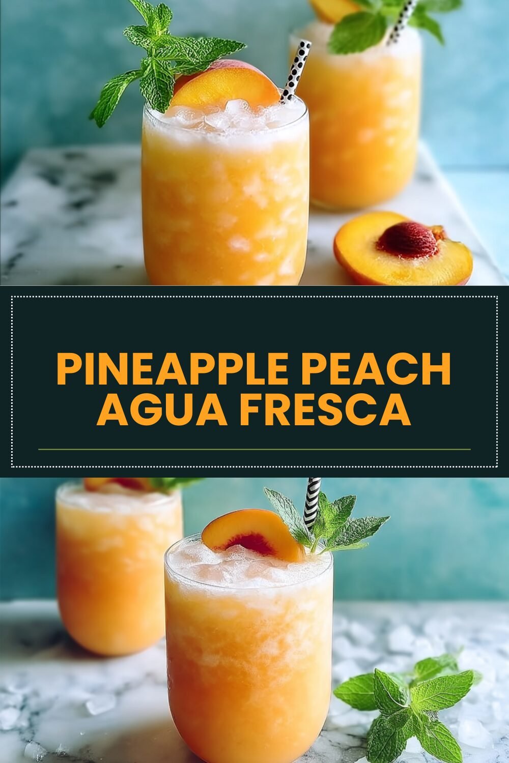 Pineapple Peach Agua Fresca