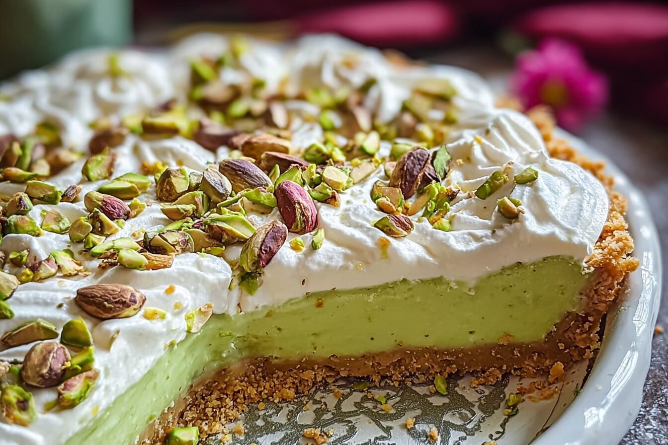 Easy Pistachio Pie Recipes With Simple Ingredients And Quick Preparation 6 Pistachio Pie