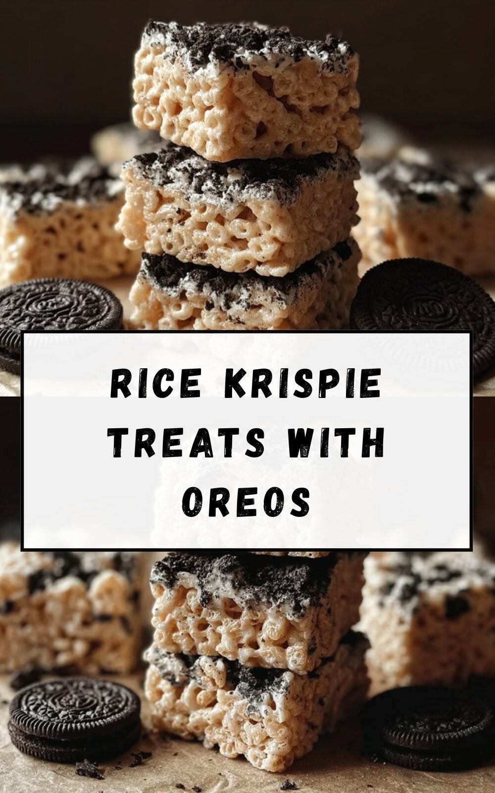 Rice Krispie Treats With Oreos