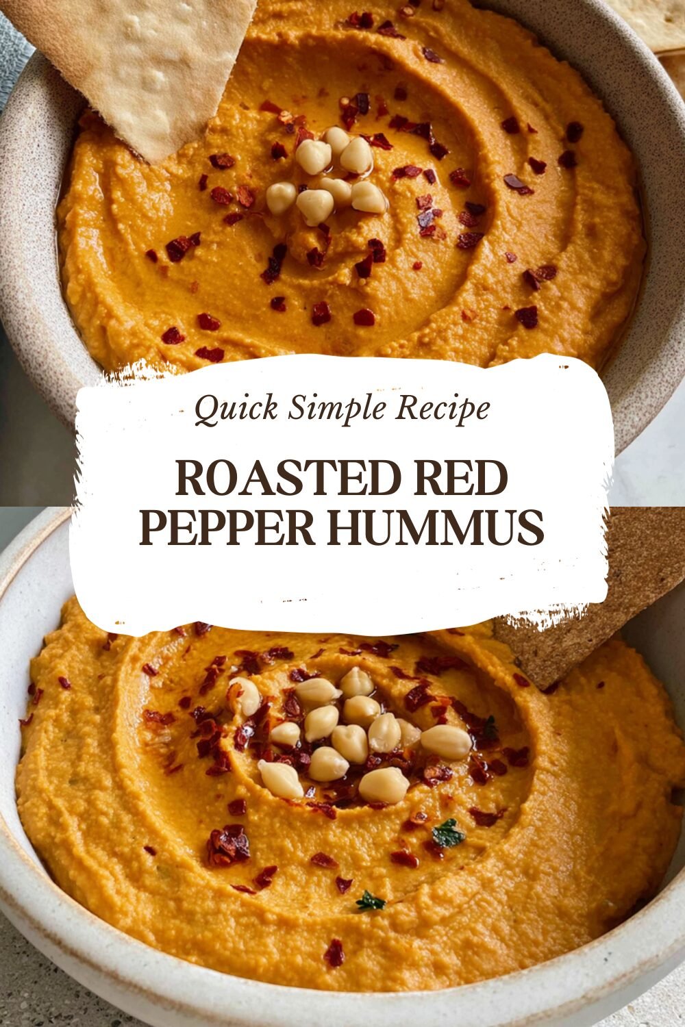 Roasted Red Pepper Hummus